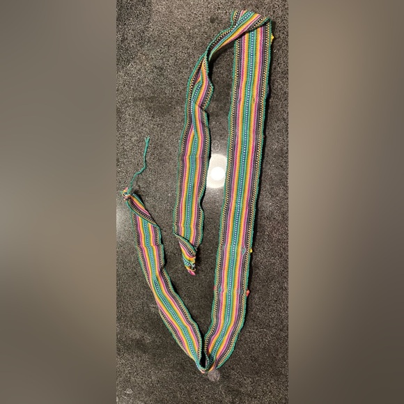 Vintage Traditional Striped Belt Strap Textile Mayan Guatemala Worry Dolls - Picture 12 of 12